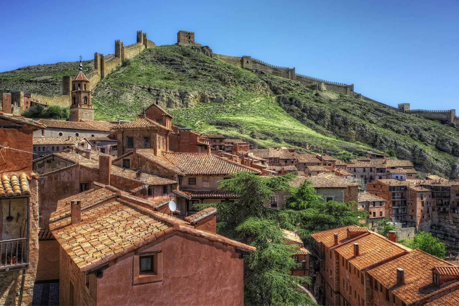 Pueblo con cuestas Albarracín