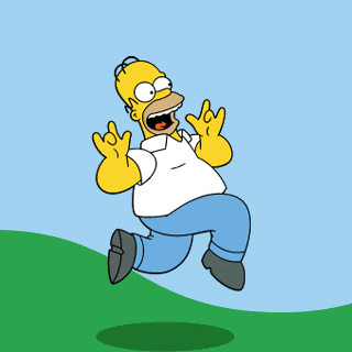Simpsons correr