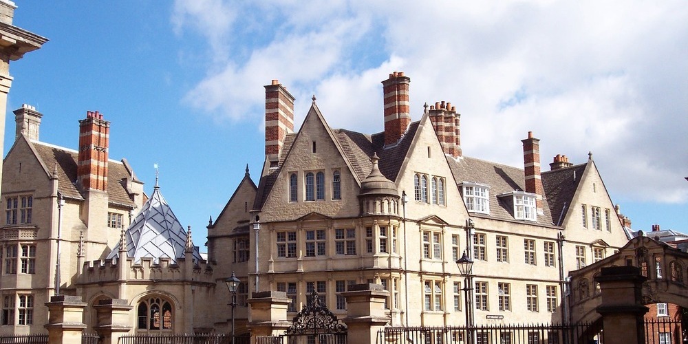 Panorama de la universidad de Oxford.