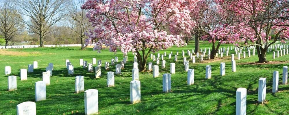 Panorámica del Cementerio de Arlington, muy visitado por los turistas durante sus excursiones desde Nueva York.
