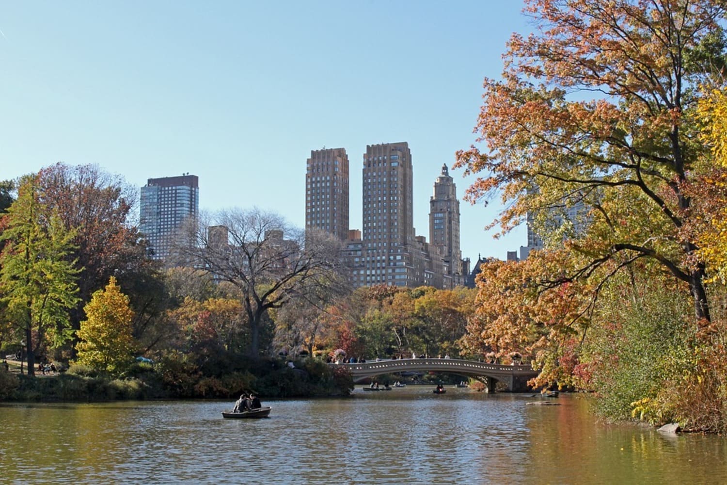 Uno de los lagos de Central Park