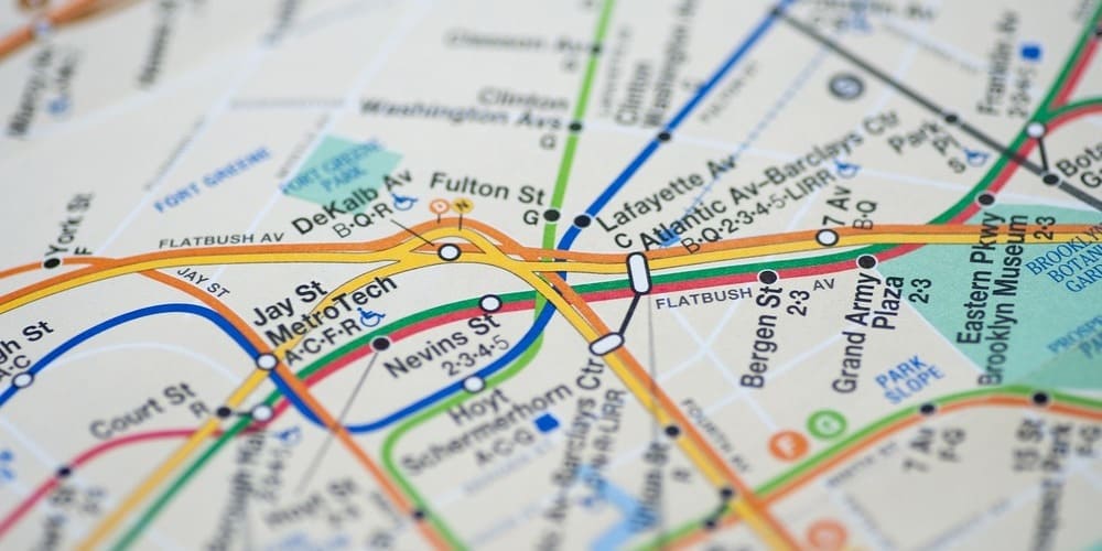 Mapa del metro de Nueva York