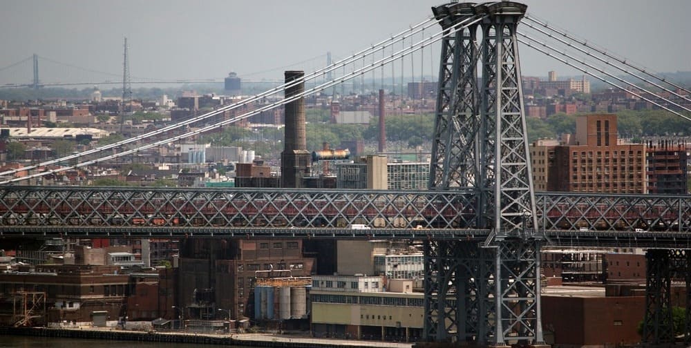Los puentes de Nueva York más bonitos - el Williamsburg Bridge entre Manhattan y Brooklyn