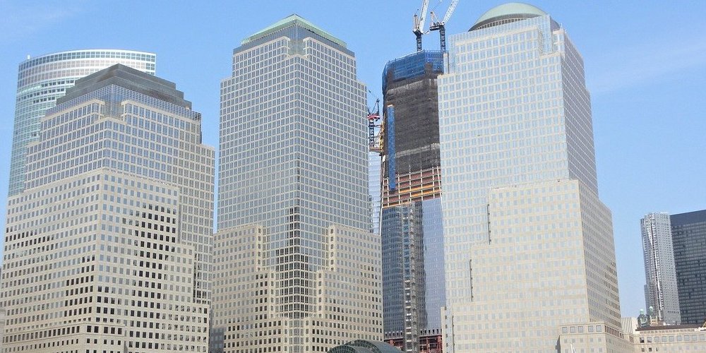 Edificios de la zona cero en el World Trade Center