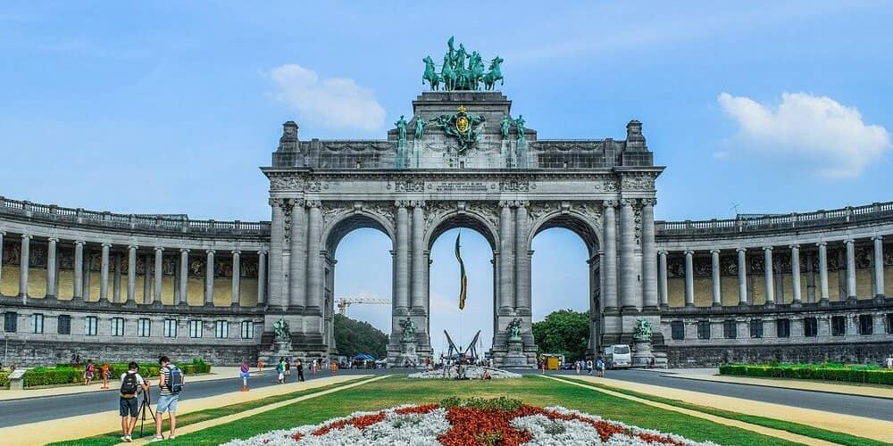 Parque del cincuentenario durante una visita a Bruselas en 3 días