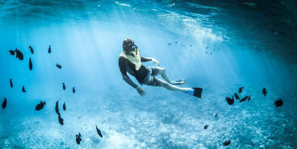 El Caletón, practica snorkel en sus aguas cristalinas