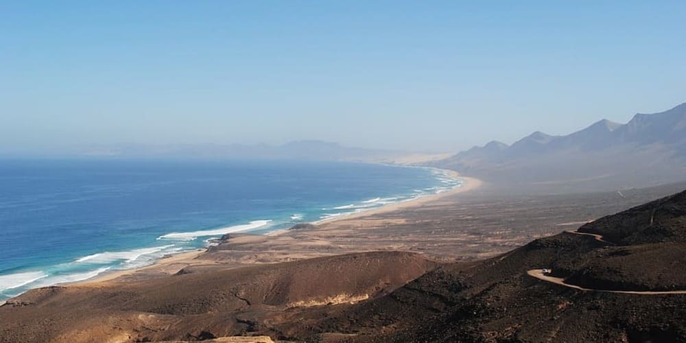Playa virgen El Cofete en Fuerteventura