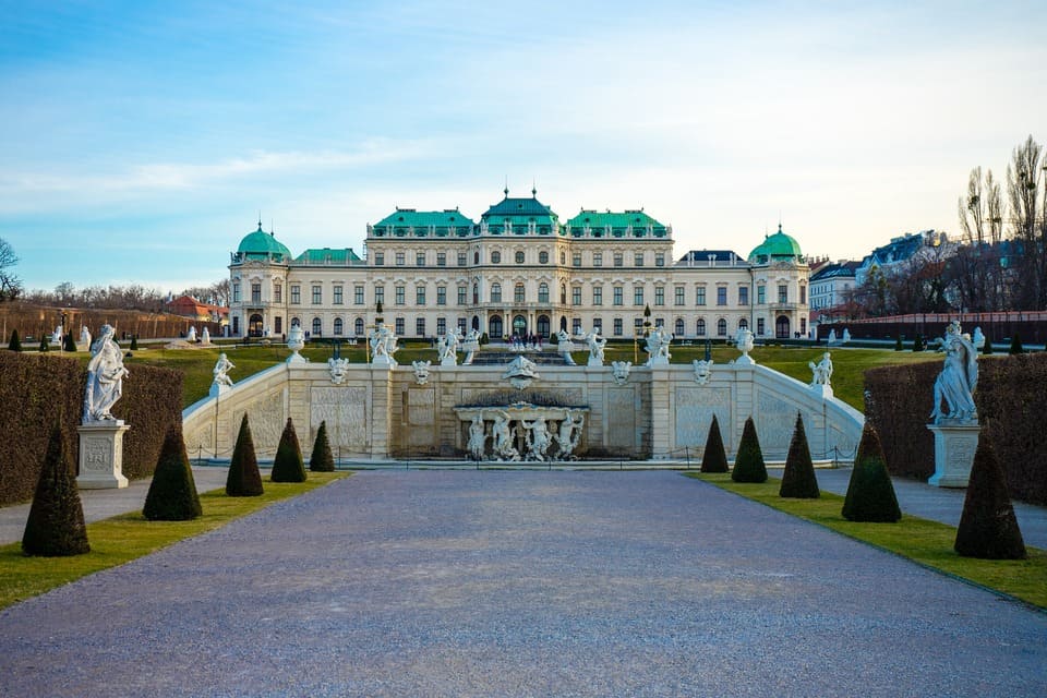 Palacio Belvedere en Viena, una de las cosas que ver en Viena en 2 días
