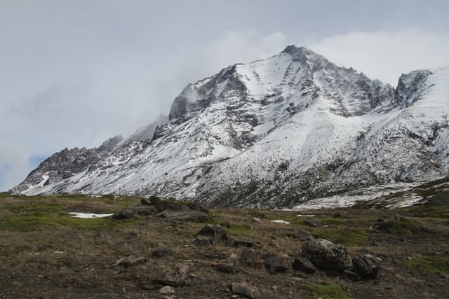 Nieve en Torres del Paine