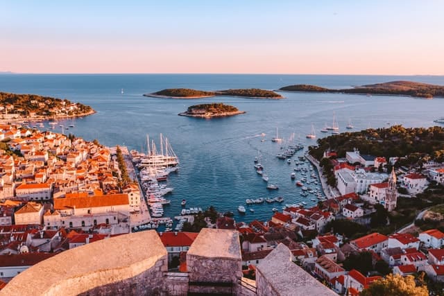 La isla Hvar desde Dubrovnik