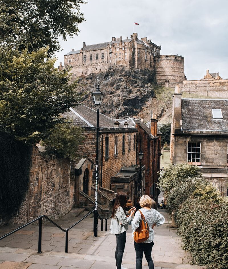 Castillo de Edimburg, Escocia.