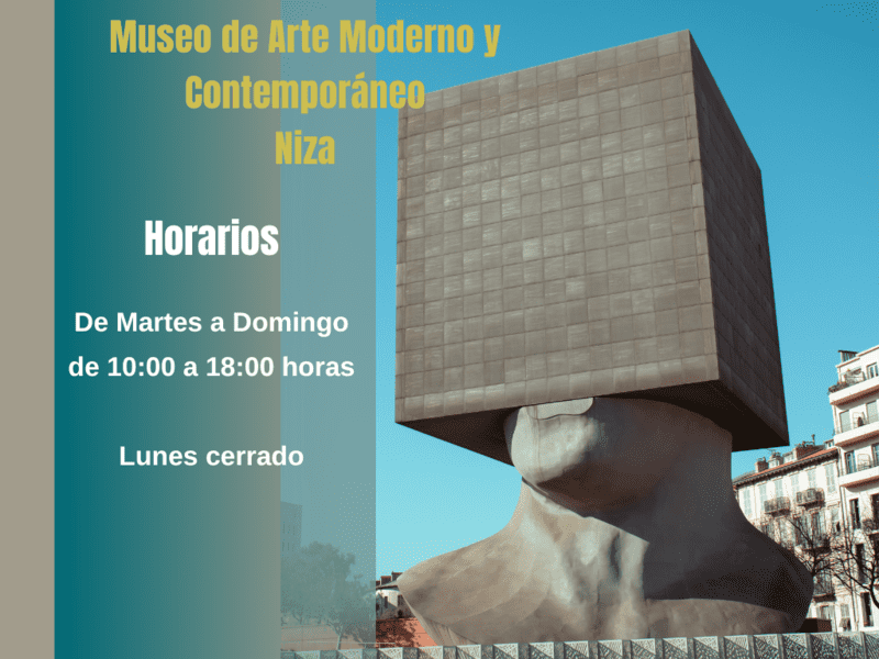Horarios museo de arte moderno y contemporáneo Niza